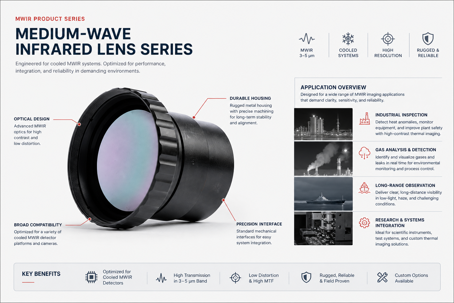 Medium-Wave Infrared Lens Series