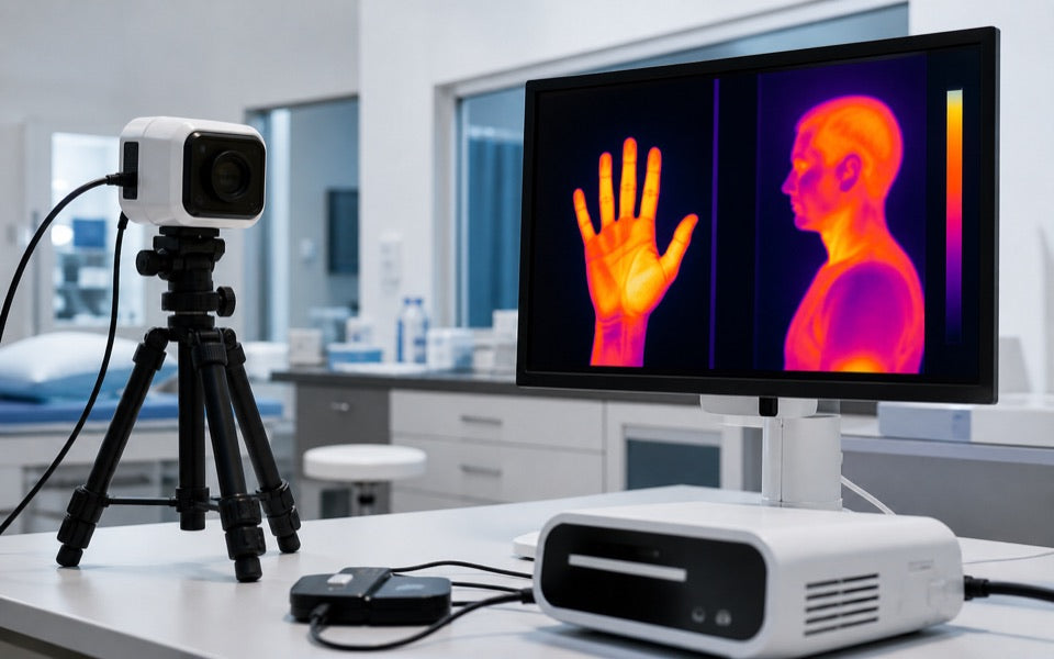 Medical thermal imaging integration scene