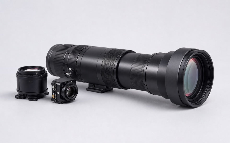 Continuous zoom infrared lens family